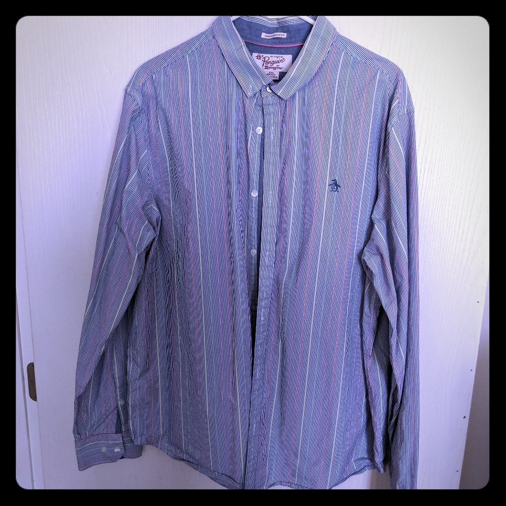 Penguin Button Up - Picture 1 of 2